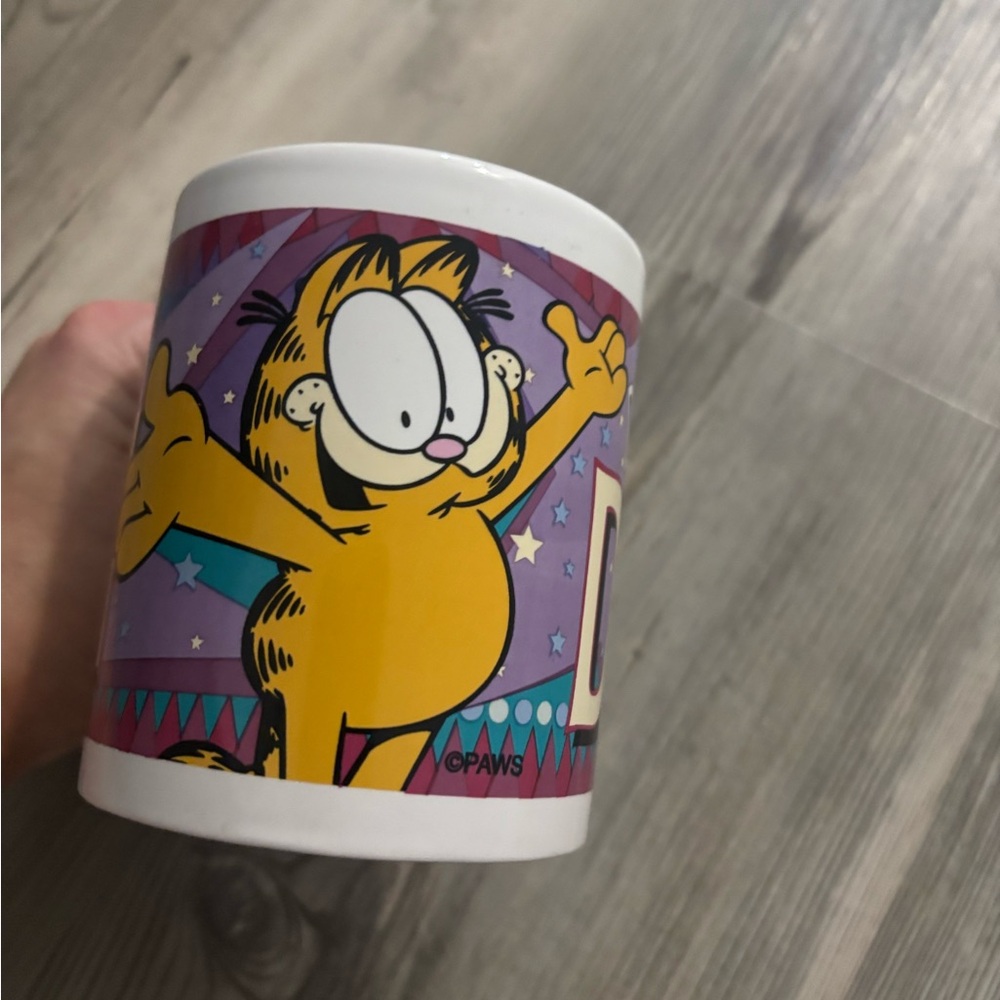 Vintage 1997 Garfield “Dynamite Dad” Coffee Mug – School Designs